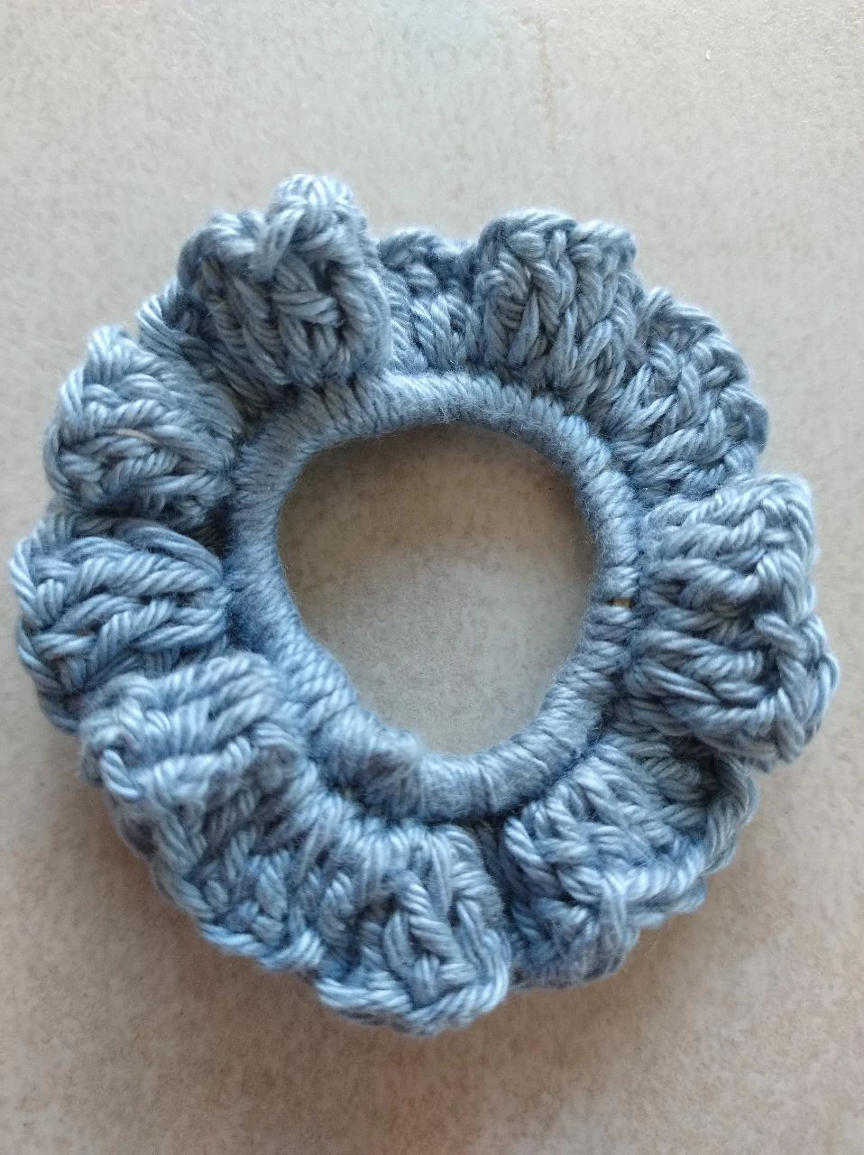 Hair tie small scrunchies crocheted various colors – photo 2